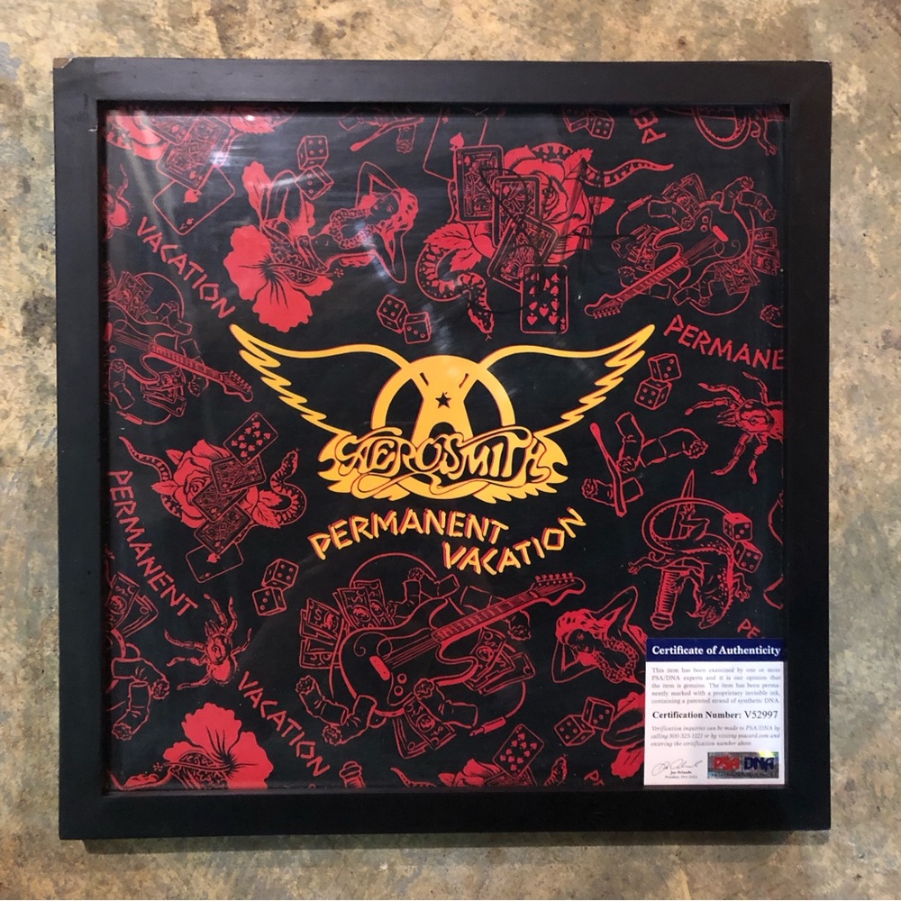 Steven Tyler Signed Vinyl Record